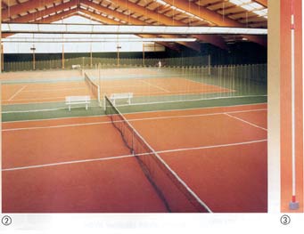Разделительные сетки для теннисных площадок и залов BAKU Sport