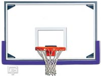 Стеклянные баскетбольные щиты в алюминиевой раме компании Gared Sports®
