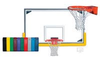 Комплекты стеклянных баскетбольных щитов для спортзала компании Gared Sports®