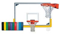 Комплекты стеклянных баскетбольных щитов для спортзала компании Gared Sports®